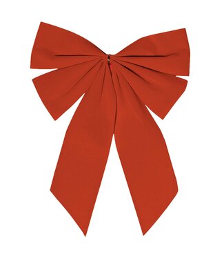 Amscan Small Red Flocked Bow