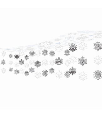 Amscan Let It Snow Plastic & Foil Hanging Ceiling Decorations