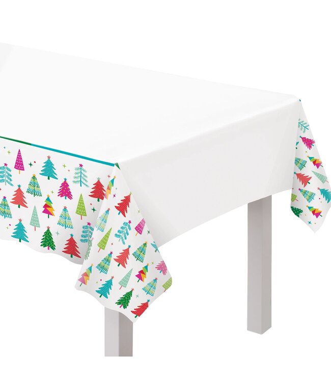 Amscan Merry Everything Plastic Table Cover