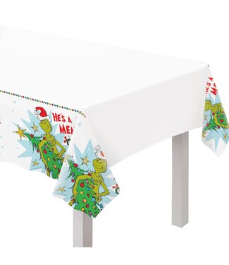 He's A Mean One Plastic Table Cover