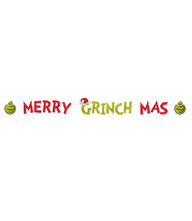 GRINCH Grinchmas Foil Letter Banner