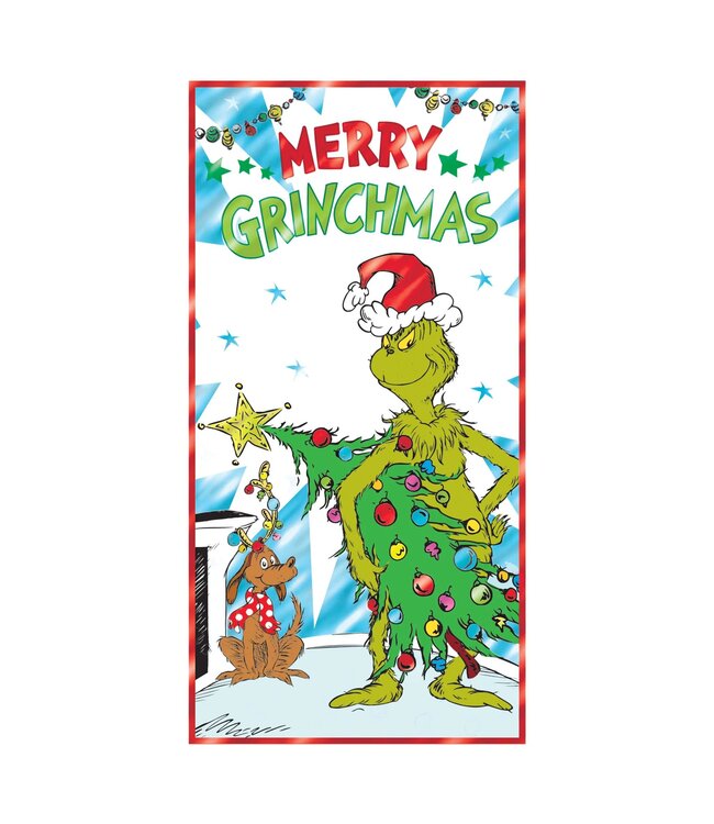 Amscan Merry Grinchmas Door Decoration