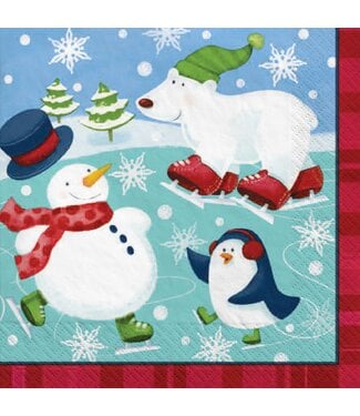 Amscan Holiday Fun Beverage Napkins
