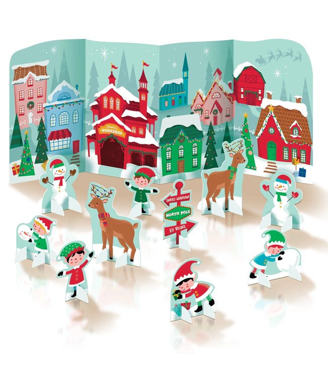 Amscan North Pole Accordion Centerpiece