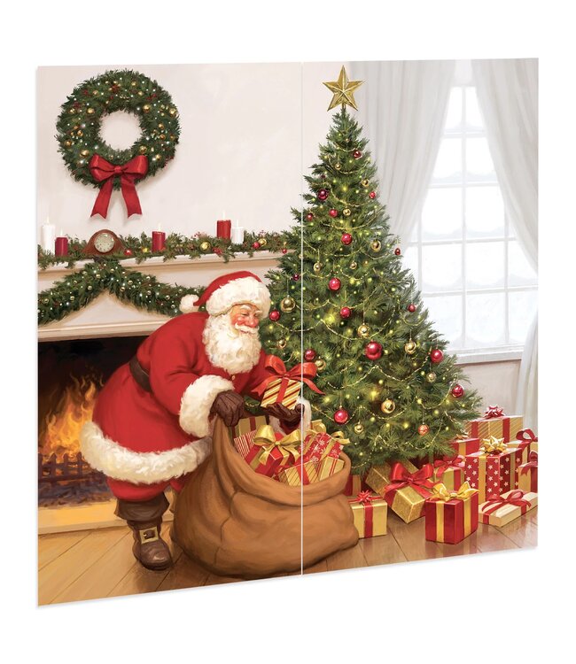 Amscan Santa Claus Scene Setter Wall Decorating Kit