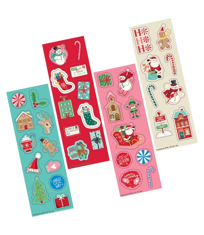 Amscan Peppermint Twist Sticker Strips