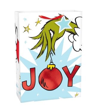 Amscan Grinch JOY Extra Large Vertical Bag