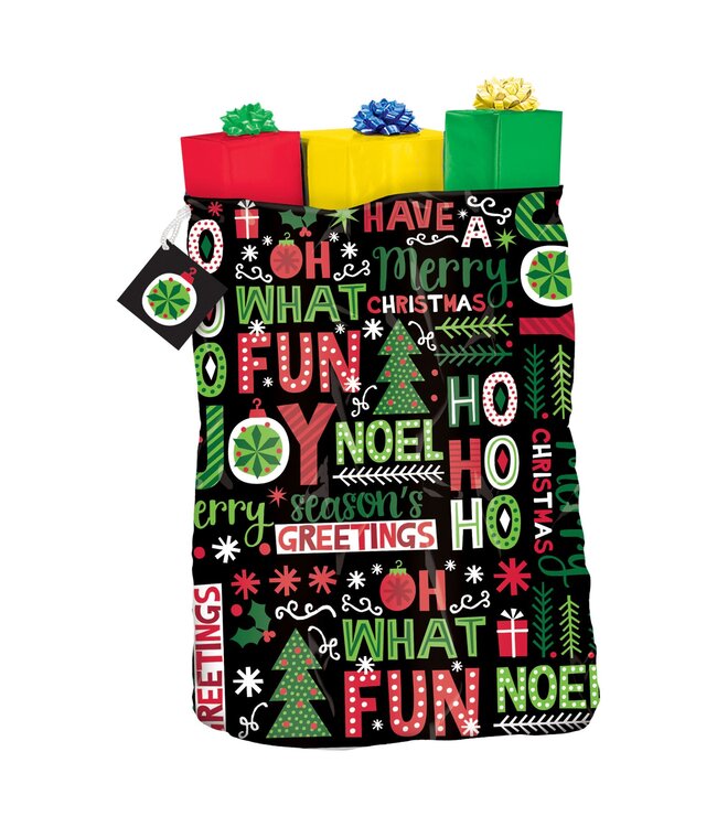 Amscan Joyful Holiday Gift Sack
