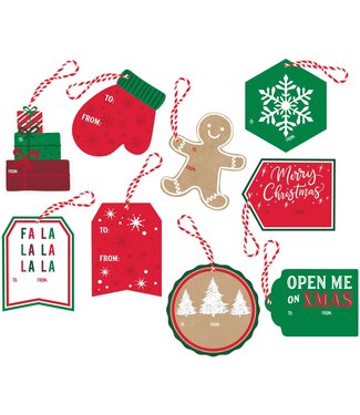 Amscan Christmas Novelty Gift Tag Set