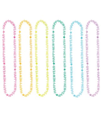 Amscan 6ct HNY Glow Necklaces