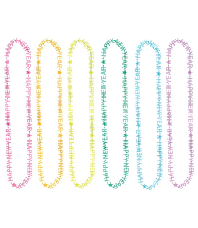 Amscan 6ct HNY Glow Necklaces