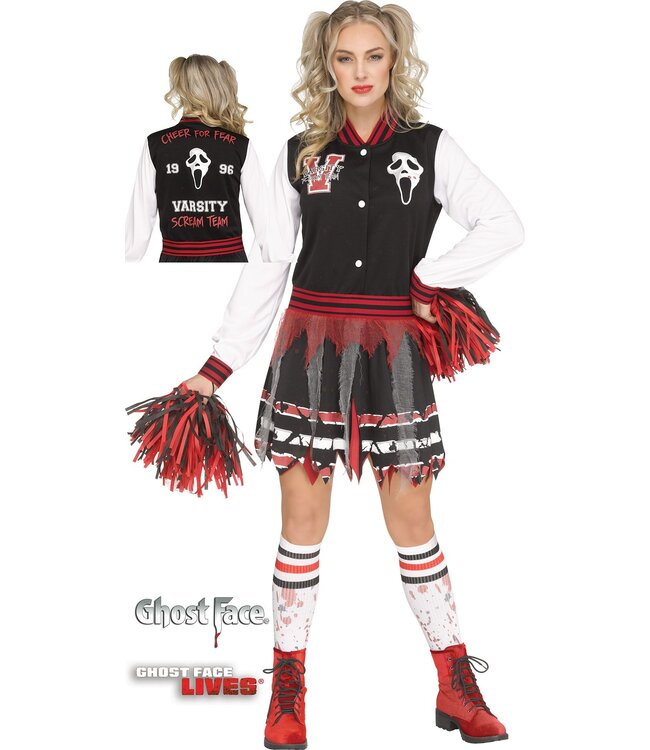 Fun World GHOST FACE CHEERLEADER