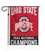 WINCRAFT Ohio State Buckeyes College Football Playoff 2024 National Champions 12'' x 18'' Double-Sided Garden Flag