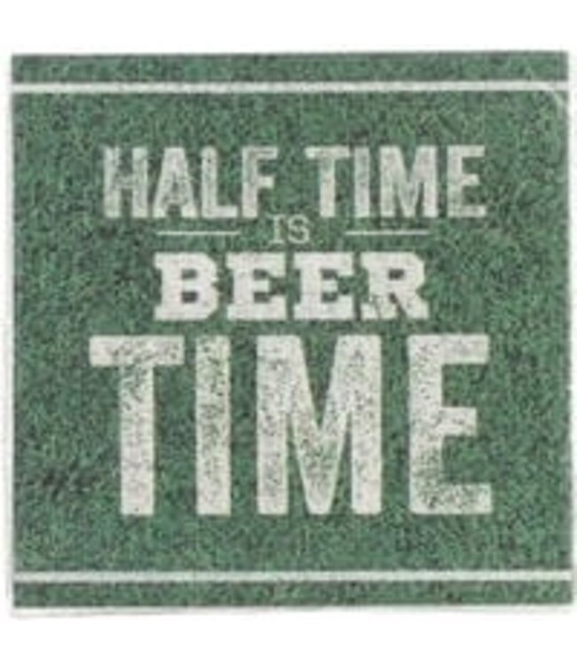 Amscan Half Time is Beer Time Luncheon Napkin-16ct