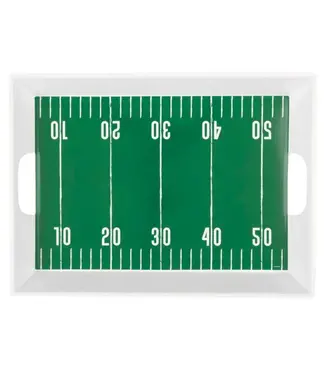Unique Industries Kickoff Football Plastic Serving Tray