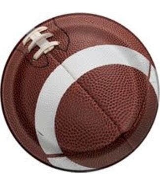UNIQUE INDUSTRIES INC Football Party 7" Plates-8ct