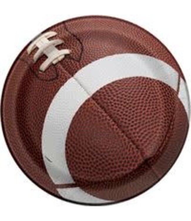 UNIQUE INDUSTRIES INC Football Party 7" Plates-8ct