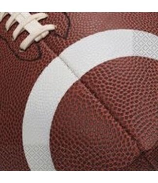 UNIQUE INDUSTRIES INC Football Party Beverage Napkins-16ct