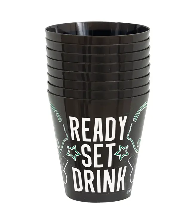 UNIQUE INDUSTRIES INC Football Ready Set Drink Plastic Shot Glasses (8 count)
