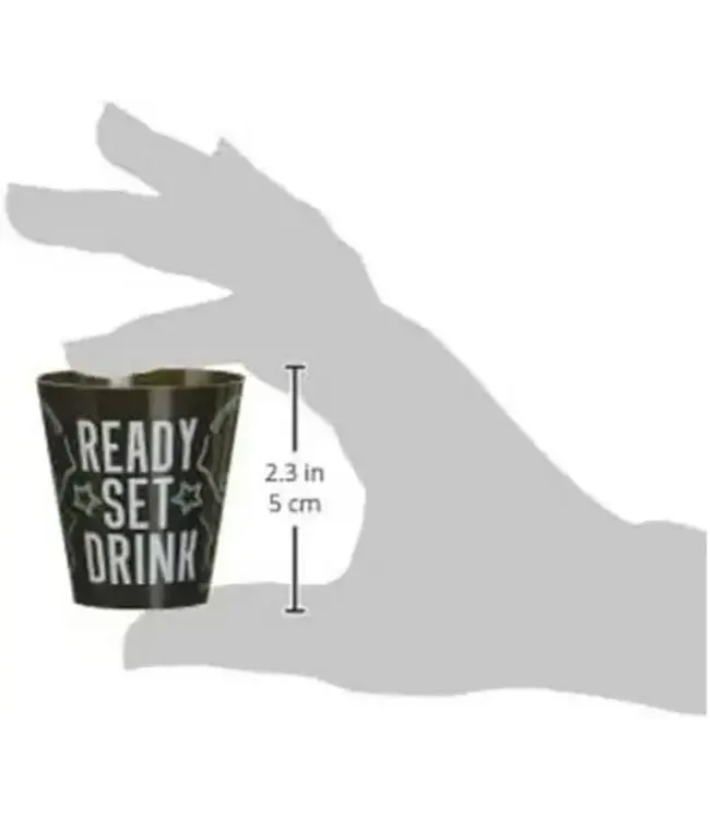 UNIQUE INDUSTRIES INC Football Ready Set Drink Plastic Shot Glasses (8 count)