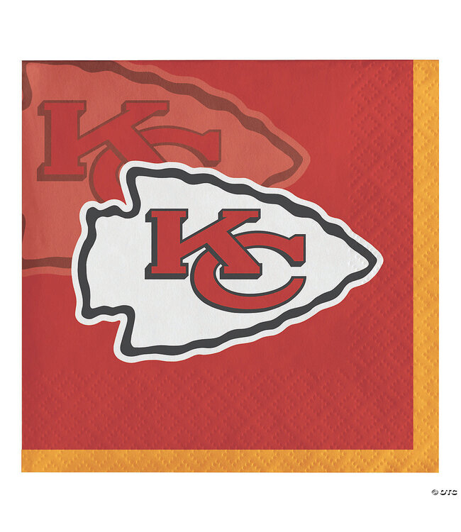 Creative Converting Kansas City Chiefs Beverage Napkins-16ct