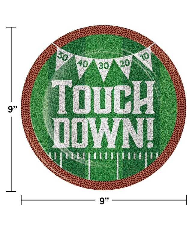 Creative Converting 8CT 9in TAILGATE TIME