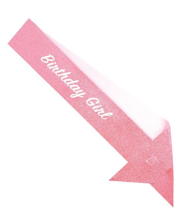 BEISTLE Birthday Girl Glittered Sash