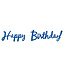 BEISTLE Foil Happy Birthday! Streamer-5ft