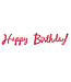 BEISTLE Foil Happy Birthday! Streamer-5ft