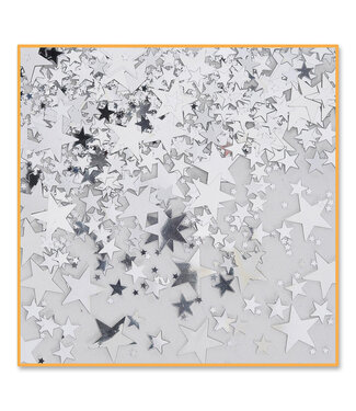BEISTLE Silver Stars Confetti