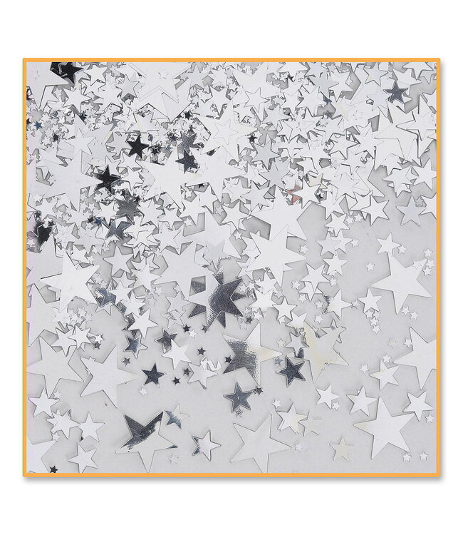 BEISTLE Silver Stars Confetti