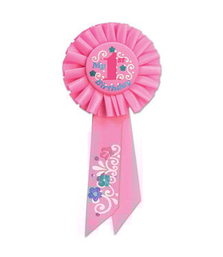 BEISTLE My "1st" Birthday Rosette