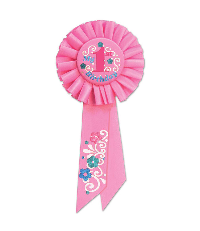 BEISTLE My "1st" Birthday Rosette