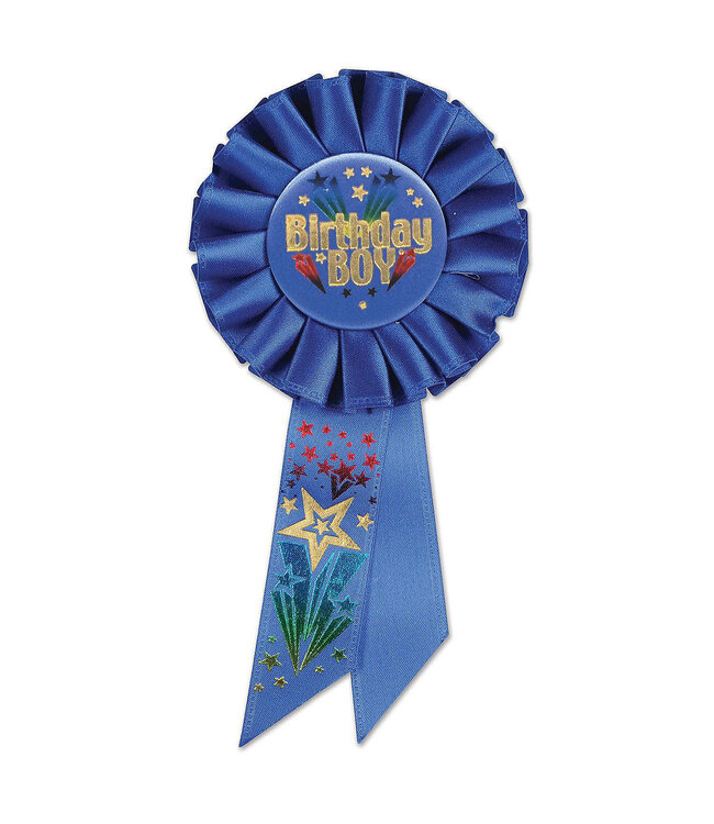 BEISTLE Birthday Boy Rosette