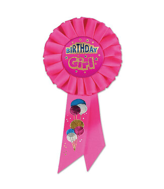 BEISTLE Birthday Girl Rosette