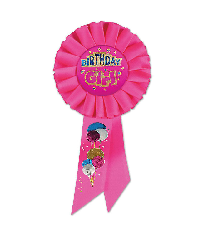 BEISTLE Birthday Girl Rosette