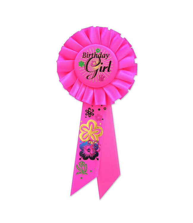 BEISTLE Birthday Girl Rosette