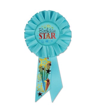 BEISTLE Birthday Star Rosette