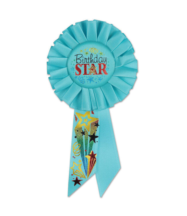 BEISTLE Birthday Star Rosette