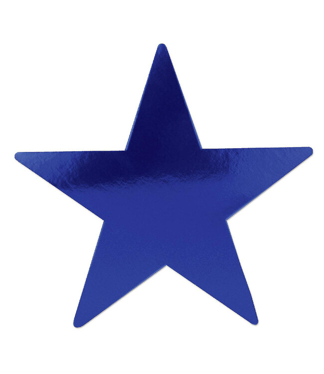 BEISTLE Foil Star Cutout - Blue