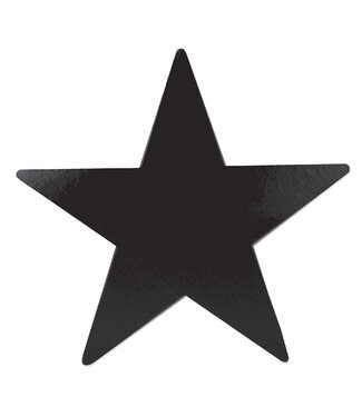 BEISTLE Foil Star Cutout - Black-5"
