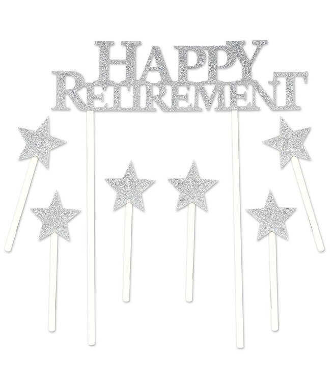 BEISTLE Happy Retirement Cake Topper