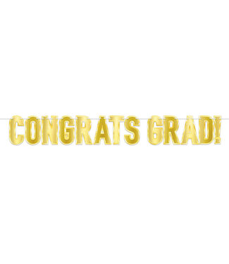 BEISTLE Foil Congrats Grad! Streamer