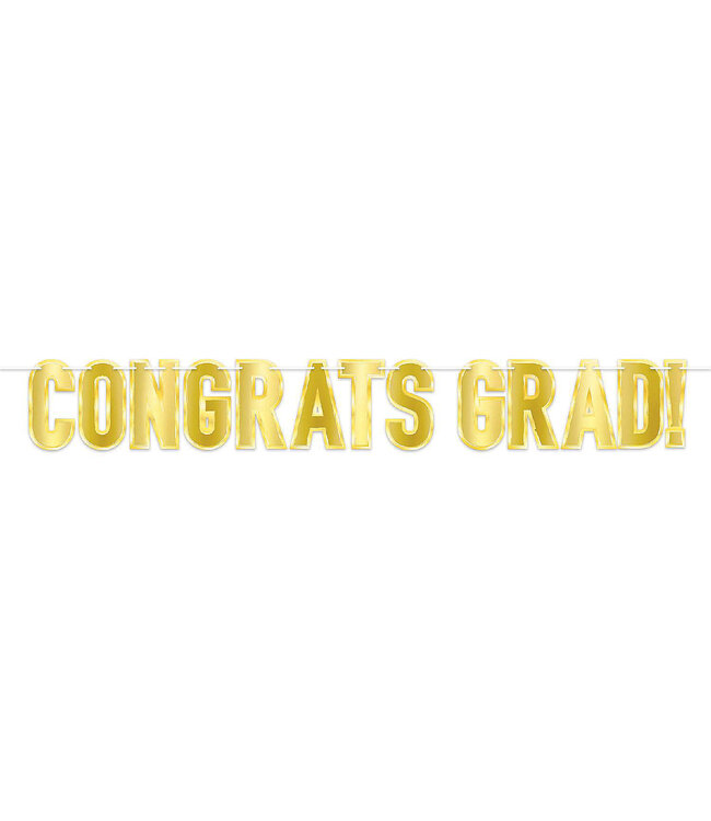 BEISTLE Foil Congrats Grad! Streamer
