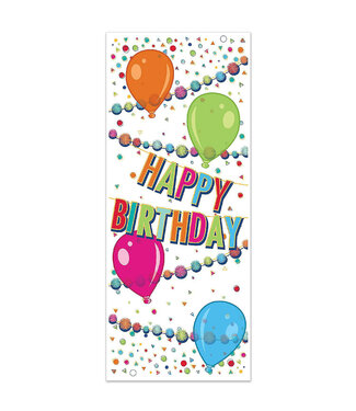 BEISTLE Happy Birthday Door Cover