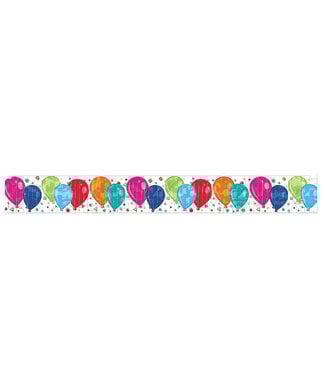 BEISTLE Metallic Balloons Fringe Banner