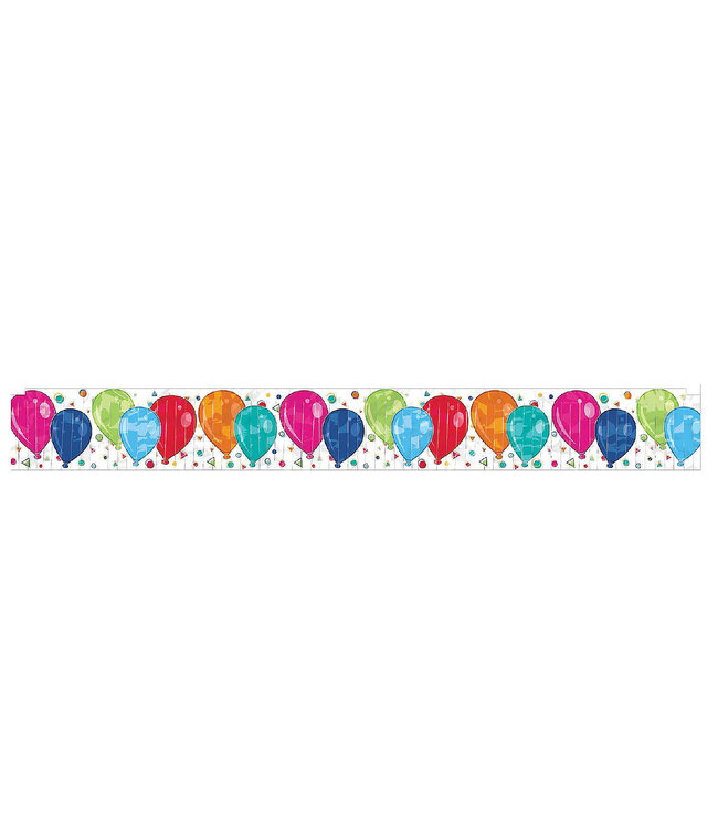 BEISTLE Metallic Balloons Fringe Banner