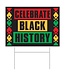 BEISTLE Plastic Celebrate Black History Yard Sign – 11½" x 15½"