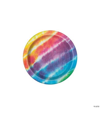 UNIQUE INDUSTRIES INC Tie-Dye Paper Dessert Plates - 8 Ct.