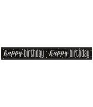 UNIQUE INDUSTRIES INC Birthday Glitz Banner-9ft